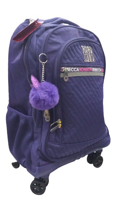 MOCHILA COM RODINHA REBECCA BONBON 0715 CLIO