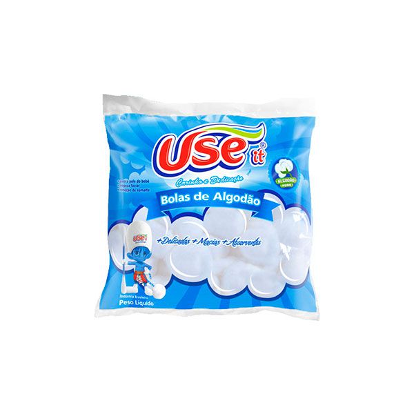 Algodão UseIt branco/colorido 20g