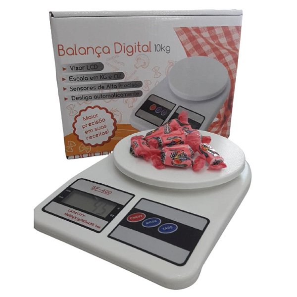BALANCA DIGITAL COZINHA 10KG KIBOR
