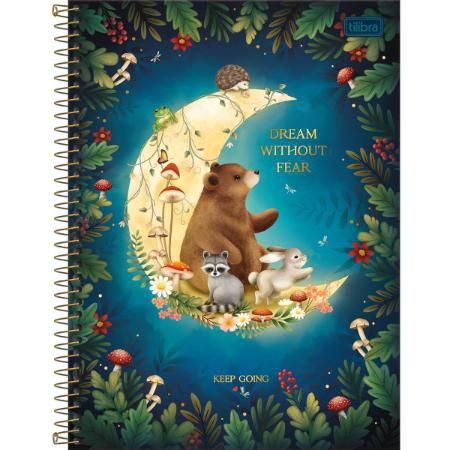 CADERNO 1 MATÉRIA  CAPA DURA LOVELAND TILIBRA