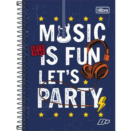 CADERNO 1/4 ESPIRAL CAPA DURA D+ 96F TILIBRA