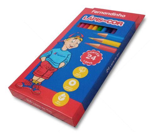 LAPIS DE COR FERNANDINHO 24 CORES