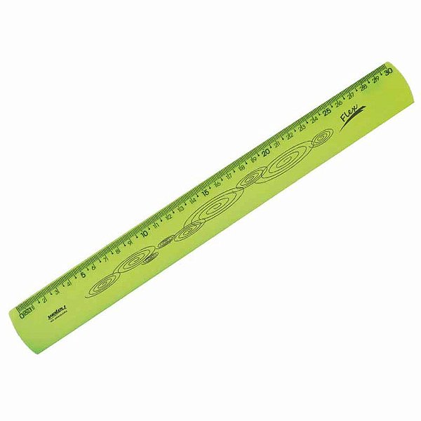 REGUA FLEXIVEL COLORS 30CM MOLIM