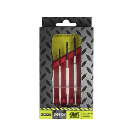 CHAVE RELOJOEIRO KIT FENDA + PHILIPS  6 PEÇAS
