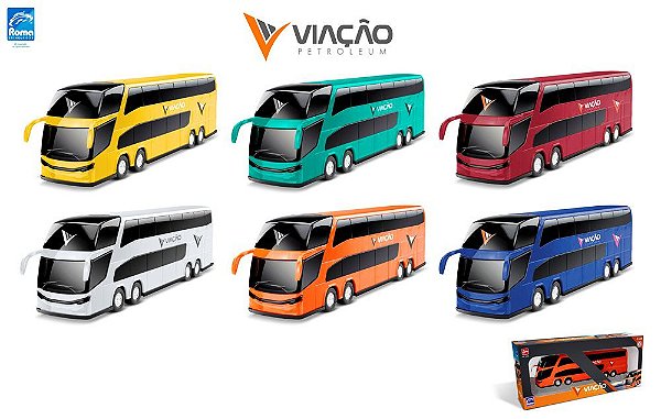 ÔNIBUS VIAÇÃO PETROLEUM ROMA BRINQUEDOS
