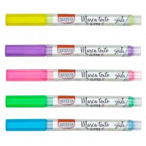 MARCA TEXTO GLITTER BLISTER UNIDADES SORTIDA BRW