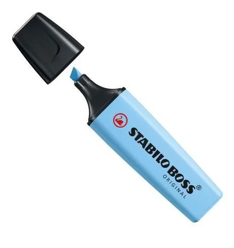 CANETA MARCA TEXTO STABILO BOSS 70/112 AZUL NEVOA