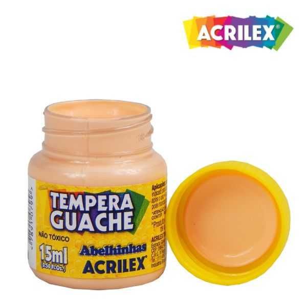 TINTA GUACHE 15ML AMARELO PESSEGO UNIDADE