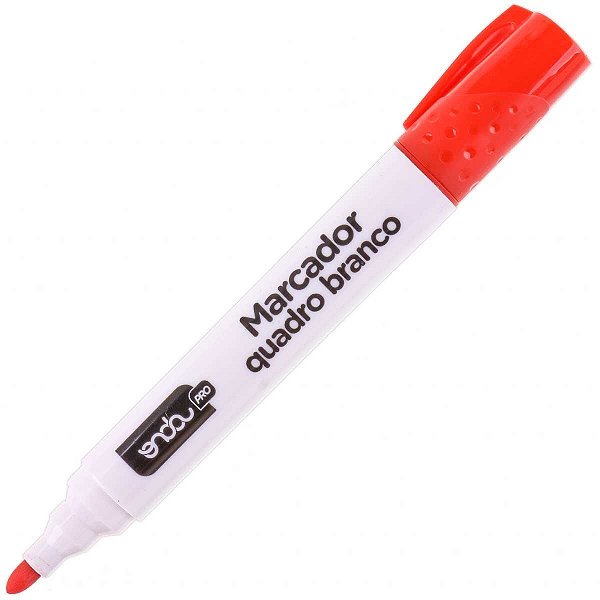 MARCADOR QUADRO BRANCO VERMELHO ONDA