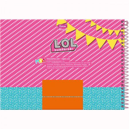 CADERNO DE DESENHO PLUS 80FLS LOL FSC FORONI