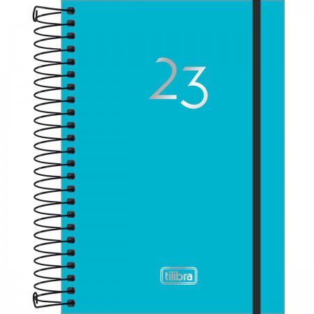 AGENDA ESPIRAL DIÁRIA 14 X 20 CM NEON 2023