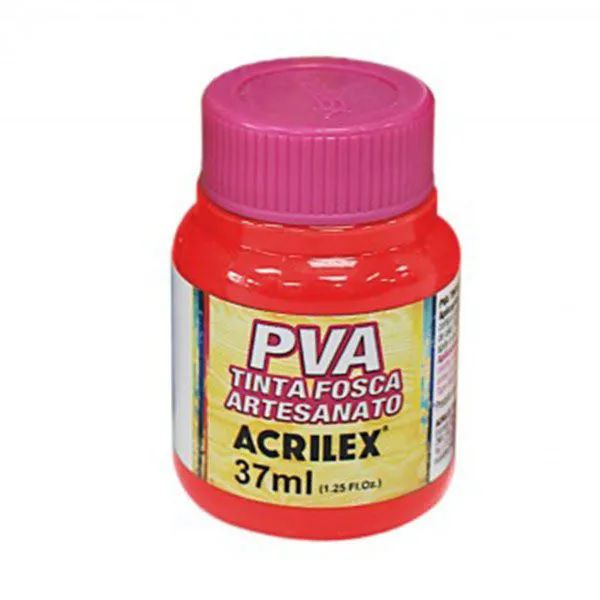 TINTA PVA VERMELHO FOGO 37ML ACRILEX