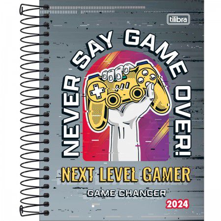 AGENDA ESPIRAL DIÁRIA 11,7 X 16,4 CM PEPPER MASCUL