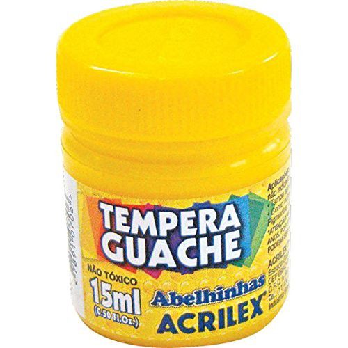TINTA GUACHE 15ML AMARELO OURO UNIDADE