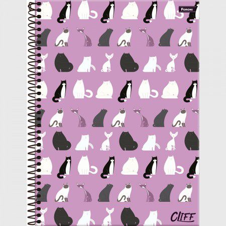 CADERNO 20 MATÉRIAS 320FLS CLIFF FEMININO FSC