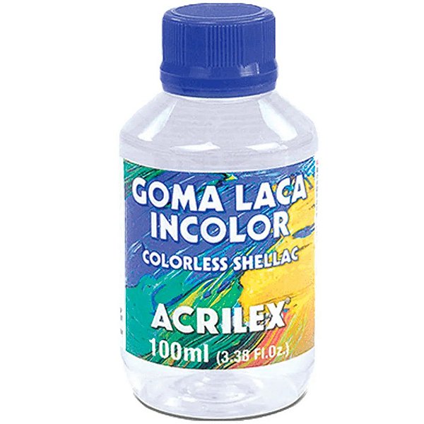 PRODUTO PARA ARTESANATO GOMA LACA INCOLOR 100ML