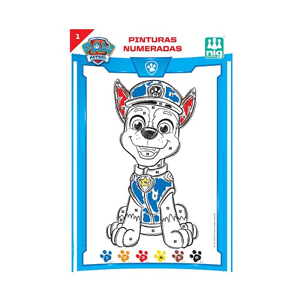BRNQUEDO KIT DE ATIVIDADES PATRULHA CANINA NIG