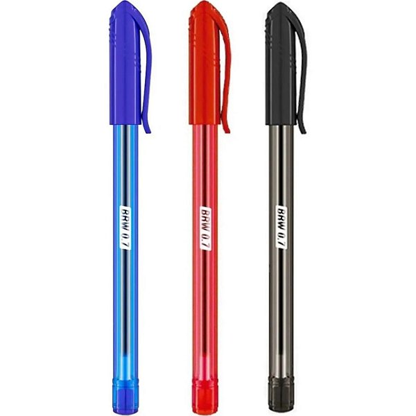 CANETA ESFEROGRAFICA 0.7MM PRETA TRIPLET BRW
