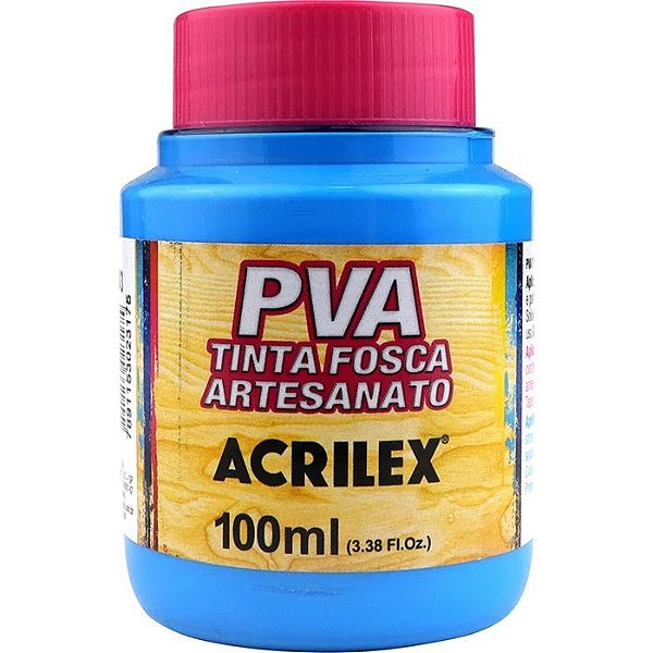 TINTA FOSCA PARA ARTESANATO 100ML AZUL CELESTE