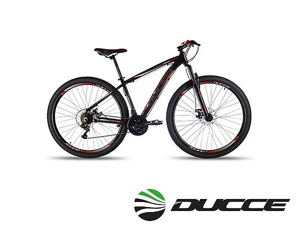 BIKE 29 VISION GT X1 PRETO E VERMELHO T-19 DUCCE