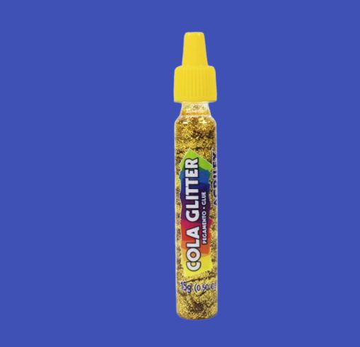 COLA GLITTER 15G COR OURO UNIDADE
