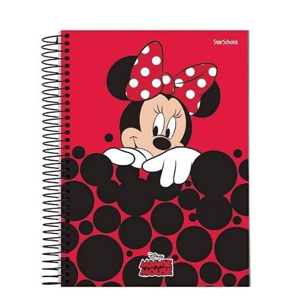 CADERNO 10 MATÉRIAS STARSCHOOL MINNIE 160FLS