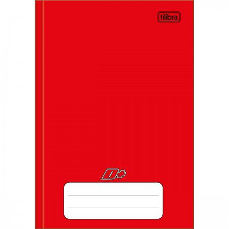 CADERNO BROCHURA 1/4 D+ VERMELHO 96FLS TILIBRA