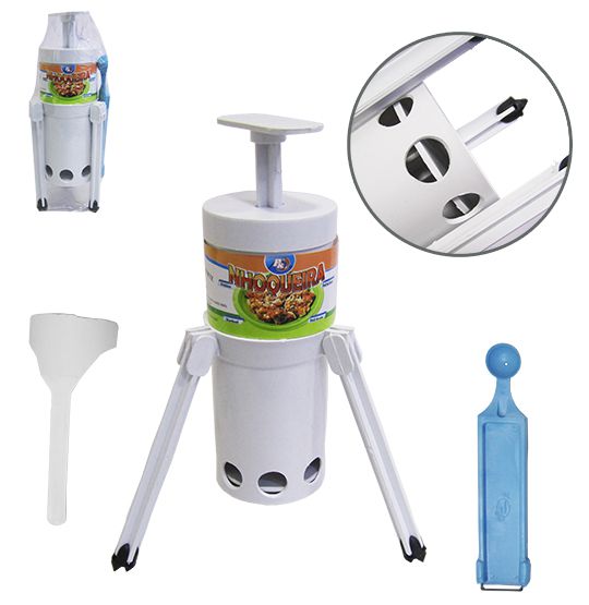CORTADOR DE NHOQUE NHOQUEIRA DE PLASTICO BRANCO
