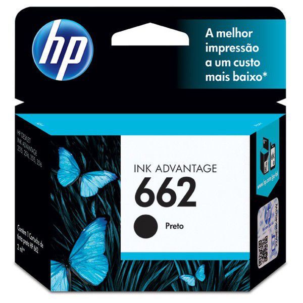 Cartucho Original HP 662 Ink Advantage CZ103AB Pre