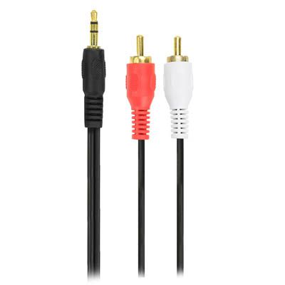 CABO P2+RCA GOLD - P2 ESTEREO + 2 RCA MACHO - 1.80