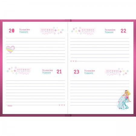 AGENDA ESCOLAR 105X148 BARBIE DREAMTOPIA FORONI