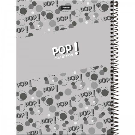CADERNO 10 MATÉRIAS 200F POP COLLECTION FSC FORONI