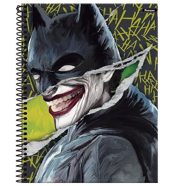 CADERNO 10 MATÉRIAS 160F BATMAN TEEN FSC FORONI