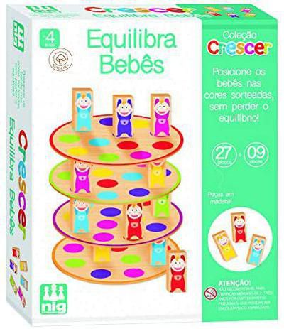 JOGO PEDAGÓGICO CRESCER - EQUILIBRA BEBÊS NIG