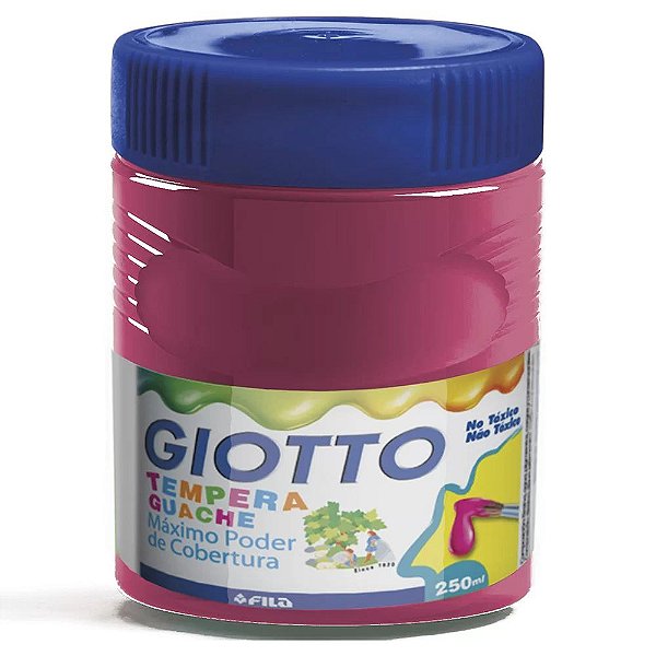 TINTA TEMPERA GUACHE GIOTTO 250ML MAGENTA
