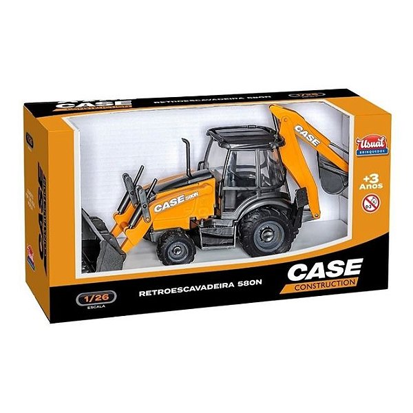RETROESCAVADEIRA CASE CONSTRUCTION USUAL BRINQUEDO