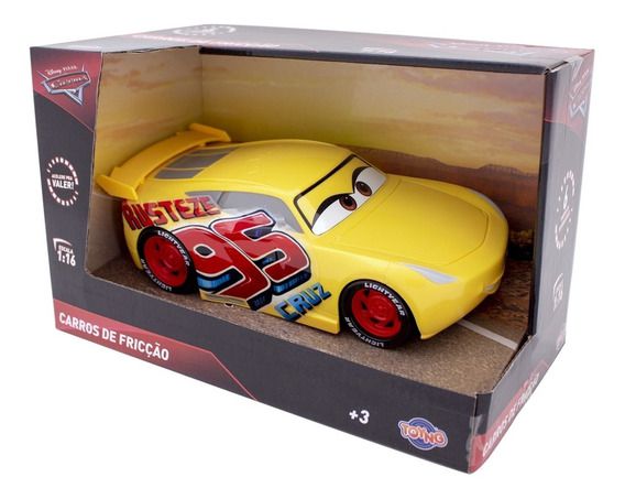 CARRINHO FRICÇÃO CARROS 3 MCQUEEN 22CM TOYNG