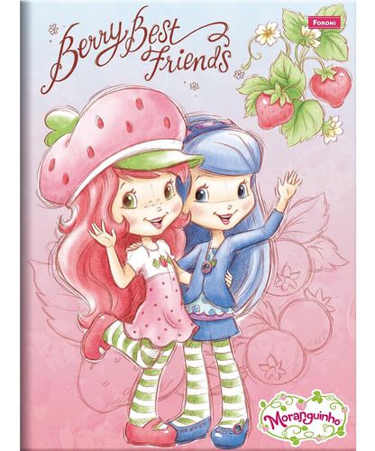 CADERNO BROCHURÃO 80FLS MORANGUINHO FSC