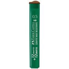 GRAFITE FABER-CASTELL 0.5 B / HB 24 MINAS