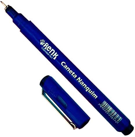 CANETA NANKIN RENK 0.2 PRETO R.BL-878A UNIDADE