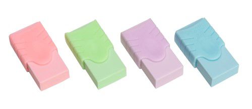 BORRACHA TPR PASTEL UNIDADE SORTIDA MOLIN