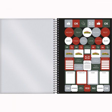CADERNO 1 MATÉRIA 80FLS MY HERO ACADEMIA FSC