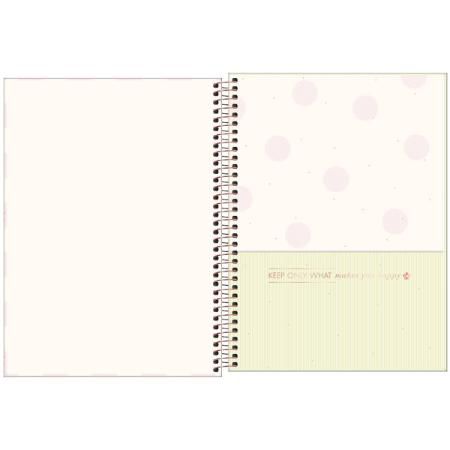 CADERNO CAPA DURA 16 MATÉRIA SOHO 256FLS