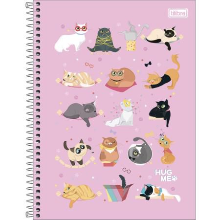 CADERNO 16 MATÉRIAS HUG ME 256FLS TILIBRA