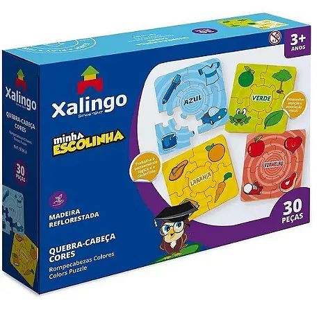 MINHA ESCOLINHA XALINGO EM MADEIRA