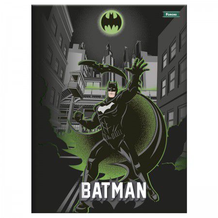 CADERNO BROCHURA 80FLS BATMAN FSC FORONI