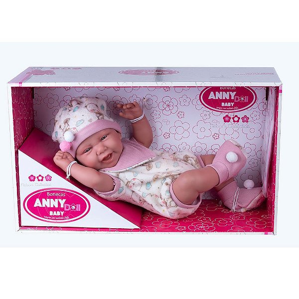 BONECA ANNY DOLL BABY MACACÃO E BABADOR COTIPLAS