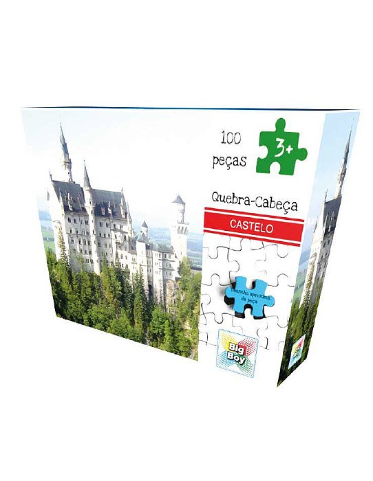 QUEBRA CABEÇA CASTELO 100 PEÇAS BIGBOY