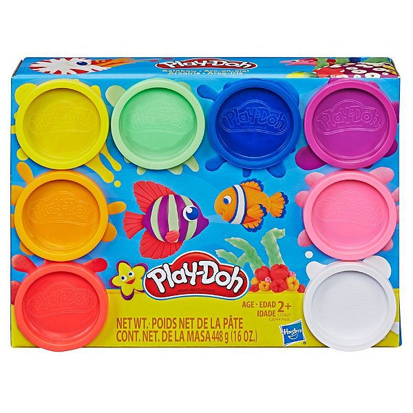 MASSINHA PLAY DOH 8 POTES E5062 HOBBY