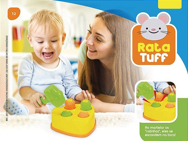 Brinquedo Rata Tuff na Caixa JXP Brink – Brinquedo Divertido para Crianças